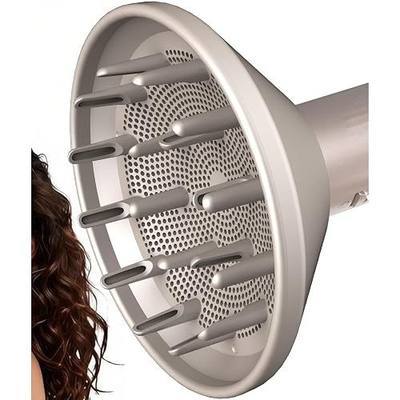 Diffuser Attachment for Shark FlexStyle Air Styling & Drying System, Enhance Natural Curls Accessories for Flex Style Dry Styler, Styling Tool for Wavy, Curly, Coily Hair, Grey