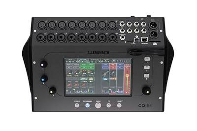 Allen & Heath CQ-18T Digital Mixer with 7" Touchscreen WiFi and Bluetooth Connectivity | 19 Inputs, 7 Capacitive Touchscreen, Dual-Band WI-FI, USB-B 24x22 Multitrack