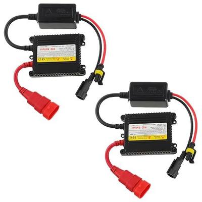 DC 12V 55W Ultrathin HID Ballast DC Xenon Lamp Ballast Automotive Headlight Stabilizer Suitable for H1 H3 H4 H7 H11 H13 9005 9006 9007 5202 880(Pack of 2pcs)