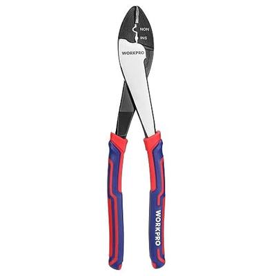 WORKPRO 9.5" Wire Cutter/Crimper, Cr-V Steel Wire Crimping/Cutting Tool | Crimping Pliers for 10-22 AWG Terminals and Connectors, Designed for Insulated and Non-Insulated Connections