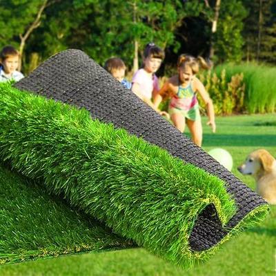 Weidear Artificial Grass Thick Turf 5 ft x 7 ft,1.38" Artificial Synthetic Fake Grass Rug, Indoor/Outdoor Realistic Turf Grass Lawn Mat for Dogs Pets, Patio, Landscape, Garden, Custom Size