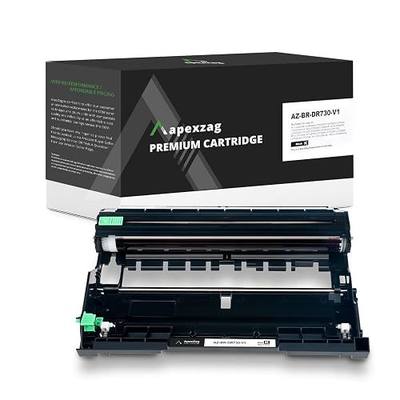 DR730 Drum Unit Replacement for Brother MFC-L2710DW MFC-L2750DW HL-L2395DW HL-L2370DW HL-L2350DW DCP-L2550DW Printer, High-Yield 12,000 Pages (No Toner, Black, 1 Pack)