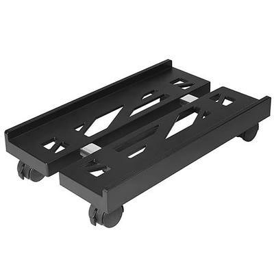 BYMECOST Mobile Computer Tower Stand, Adjustable PC Stand with 4 Wheels | CPU Stand Fits Most PC Under Desk, Ventilated Under Desk PC Tower Holder for Office,Gamers