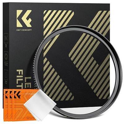 K&F Concept 67mm to 82mm Brass Step-Up Lens Filter Adapter Ring | CNC-Machined Brass Filter Adapter Rings for 67mm Lens Install 82mm Filter-FP707