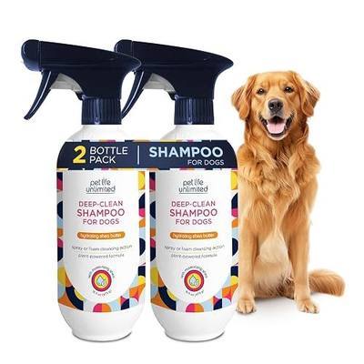Pet Life Unlimited Spray-On Dog Shampoo & Conditioner, Vanilla Ginger, 2pk