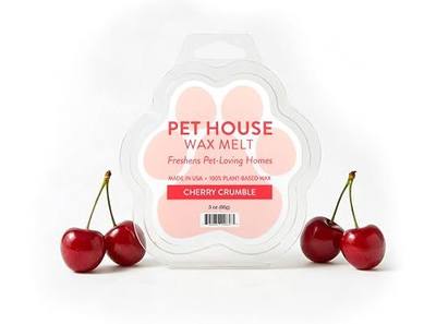 Pet House Cherry Crumble Wax Melts - Long-Lasting Scented Wax Melts Plant Based, Pet Friendly Pack of 2