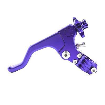 Motorcycle Short Stunt Clutch Lever 22mm 7/8" Compatible with CRF YZF YZ RMZ DRZ KX KLX EXC 250 450 CFR250R CFR450R CFR450X (Blue)