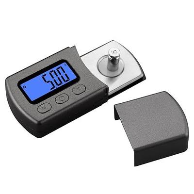 CRLITSIY Digital Turntable Stylus Force Scale Gauge 0.01g/5.00g Blue LCD Backlight,Stylus Pressure Gauge for Tonearm Phono Cartridge