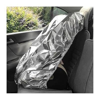 Ziciner Baby Car Seat Sun Shade Cover, Infant Auto Seats Heat Protector Keeps Baby's Carseat at Cooler Temperature, Blocks Out Heat & Sun UV Covers, Universal Baby Travel Accessories