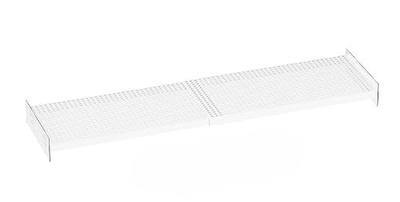 Closet Tension Shelves Organizer Expandable Cabinet Storage Shelf Heavy Duty Metal DIY Divider Separator for Cabinet Wardrobe Cupboard Pantry Kitchen Bedroom,White