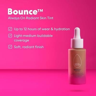 Beautyblender 12-Hour Always on Radiant Skin Tint, Breathable Serum Foundation Stays Put for All Day Long Wear, Infused with Hyaluronic Acid & Niacinamide, Medium 2