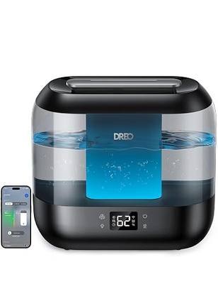 DREO Smart Humidifiers for Bedroom, 4L Cool Mist Humidifier | Top Fill, Quiet Sleep 28 dB, 36H Runtime for large room, Touch/APP/Voice Control, Nightlight, ideal for Baby, Plants, Nursery