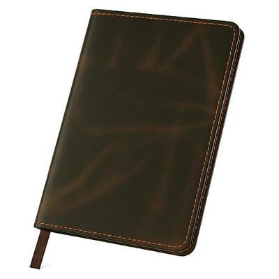 A5 Leather Journal Refillable Large Moleskine Notebook Planner Cover with Pen Loop | Leather Handmade Notebook A5 Cover Large Leather Journal for Professionals