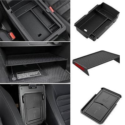 YPHUIKI 3PCS Center Console Organizer Compatible with Honda CRV 2023 2024 2025 2026 Accessories CR-V Hybrid Armrest Organizer Tray Hidden Storage Box ABS Material