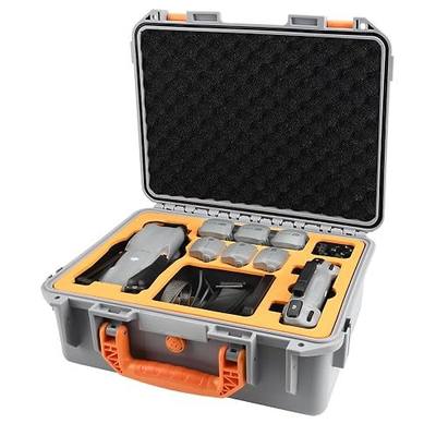 Hard Case for DJI Air 3S/3 Drone - Large Carrying Case with Custom Foam | Waterproof Storage Box for DJI Air 3s/Air 3 Fly More Combo Accessories, Fits for RC 2/RC-N2/RC-N3, Grey Case Only