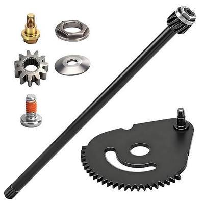 938-05078 Steering Shaft 5/8 and 617-04094 Sector Gear for MTD Troy Bilt Mowers 941-04124 Hex Flange Bearing 61704094 948-0389 76-057 738P07154,738-05078