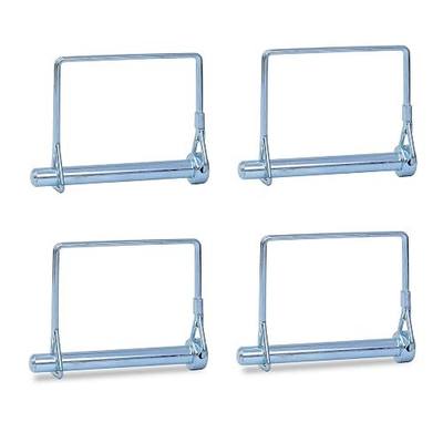 4PCS Trailer Hitch Pin, Tivnhuils Square Safety Coupler Pin, Zinc Plated Carbon Steel Trailer Pin, 5/16" x 2.75", Medium