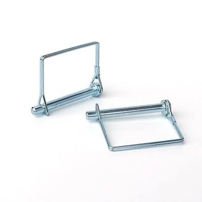 2Pcs Square Safety Coupler Pin, Tivnhuils Trailer Hitch Pin, Zinc Plated Carbon Steel Trailer Pin, 5/16" x 2.75", Medium