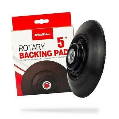 Maxshine 5” Universal Rotary Backing Pad – 125mm Hook & Loop Polishing Plate with 5/8” Thread – Professional Car Detailing Accessory for Sanding, Buffing, Polishing, Paint Correction & Glossy Finish