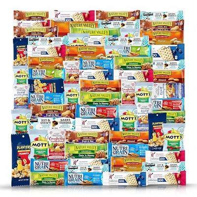 Healthy Mixed Snack Box (67 Count) Snacks Gift Basket Granola Bars Bulk Variety Grab and Go Men Women Adults Office Work Travel Employee Appreciation School College, Great for Home, Lunches, Work, Grab and Go, Office, Meetings, – Breakfast Bars, Bulk Granola Bars
