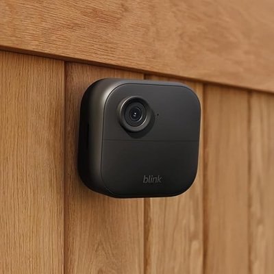 Blink Outdoor 4 (4th Gen) + Blink Mini Pan-Tilt Camera – Smart security camera, two-way talk, HD live view, motion detection, set up in minutes, Works with Alexa – 2 camera system