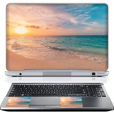 17 17.3 Inch Laptop Skin Sticker Cover Premium Sticker Cover Art Decal Decorative (Included 2 Wrist Pad Skins) - Sunrise Beach