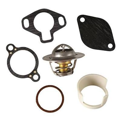 807252Q5 Thermostat Kit for Mercruiser V6&V8 GM Engines 4.3L 5.0L 5.7L 7.4L 8.2L 1987-2016 with 160° T-stat 807252T2 18-3647