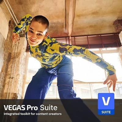 VEGAS Pro Suite 21 - Integrated video and audio editing tools for content creators | video editing software | video cutting software | video editor | Windows 10/11 PC | 1 license