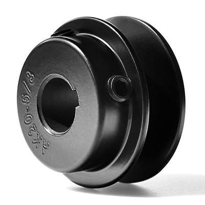 AK20-5/8 V-Belt Pulley, 2" OD 5/8 Inch Bore V-Belt Sheave, Single Groove, A Belt Section, Cast Iron, for V-Belt