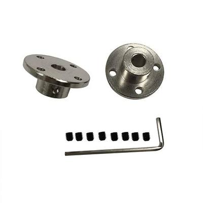 BRINGSMART 2pcs 7mm Flange Coupling with Wrench Shaft Connector Coupler | BRINGSMART 2pcs 7mm Flange Coupling with Wrench High Hardness Shaft Connector Rigid Axis Model Coupler Fitting 50KTYZ 60KTYZ