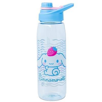 Silver Buffalo Sanrio Hello Kitty & Friends Cinnamoroll, Water Bottle, 28oz | Strawberry, Includes Screw-On Lid, 0.83 Liters