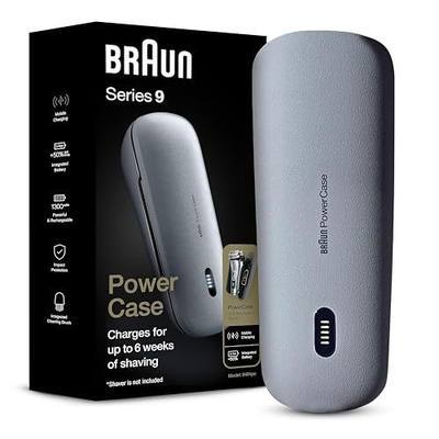 Braun Powercase for Electric Razors for Men, Compatible with Braun Series 9 Pro, Series 9 and Series 8 Electric Shavers, Portable Shaver Case, Charges for Up to 6 Weeks