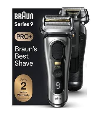 Braun Series 9 PRO+ Electric Razor for Men, 5 Pro Shave Elements & Precision Long Hair Trimmer, 6in1 SmartCare Center, Wet & Dry Electric Shaver for Smooth Skin with 60min Battery Runtime, 9517s