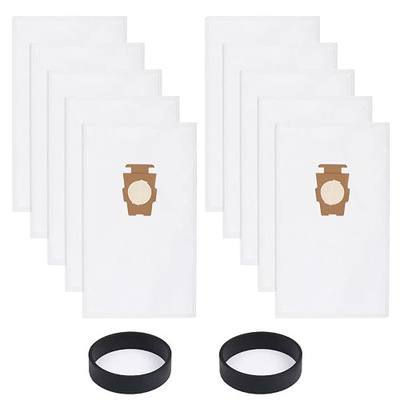 10 Pack Vacuum Cleaner Bags and 2 Belts Compatible with Kirby Vacuum Bags 204811, 204814, 205811 Style F, Fit for All Kirby Sentria Vacuum G Series, Avalir (10 Bags + 2 Belts)