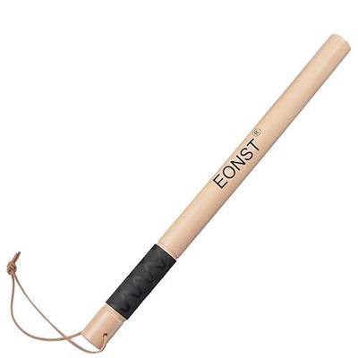 Wood Tire Thumper, Tire Pressure Check Tool for Semi Trucks and Trailers, Non-Slip Handle, Fishing Bat for RV Camping, Natural Color