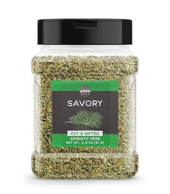 Birch & Meadow Savory, Cut & Sifted, Aromatic Herb (2.9 Ounce)