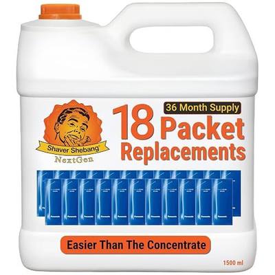 replacement for 18 Panasonic WES4L03 cleaner concentrate packets