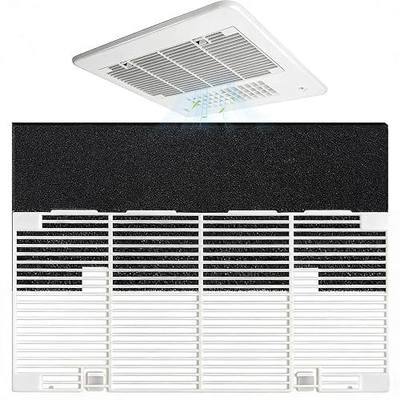 Dianrui RV A/C Vent Cover for Dometic AC Cover Replacement, 14.1" x 7.7" Duo-Therm RV Air Conditioner Grille Replacement with RV A/C Filter, RV Air Conditioners Parts for Dometic 3104928.019