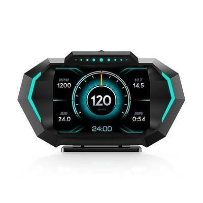 wiiyii obd2 gauge display, head up display for car, Digital Speedometer, Tachometer, Water Temperature Gauge, Multi-Data Smart Gauge, Trip Computer Fuel Pressure Tester for All cars