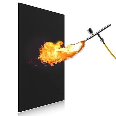 FLASLD 18×24 inch Welding Blanket Fireproof Mat 5mm Heat Shield for Soldering Up To 1800°F Flame Retardant Fabric Carbon Felt for Brazing Stove Welders Plumbers