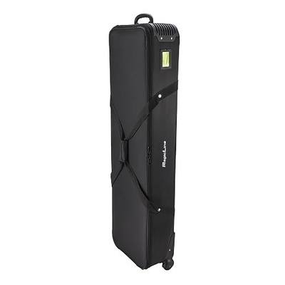 MagicLine Rolling Case for Three C Stands with Removable Base 56.3x15.7x8.7 inch/143x40x22 cm, Studio Trolley Case, Carrying Bag with Wheels for C stands, Light Stands and Tripods