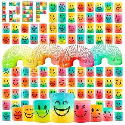 Cocurb 128 PCs Mini Spring Party Favors for Kids 4 to 8, 4 Assorted Designs | Fun Goodie Bag Stuffers for Birthdays Classroom Prizes, and Small Toys Present 4 Smiles