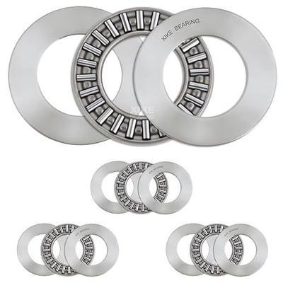 XIKE 4 Set AXK2035+2AS Bearings 20x35x2+2mm, Needle Roller Thrust Bearings. | Component and Washers Up and Down