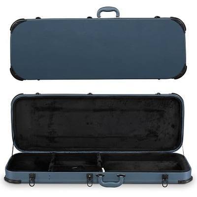 Ktaxon Electric Guitar Hard Case for 39-Inch KST/TL Electric Guitars, Blue | Rectangle Wooden, Hard Shell Protective Guitar Case with Lock Latch and Padding, For Gig or Travel