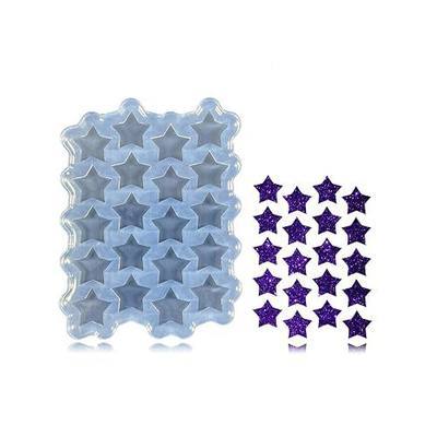 Angel Wings Mini Stars Shape Earrings Mold for UV Resin Epoxy Resin Mold for DIY Earrings, Ear Studs, Pendant, Jewelry Making Crafts, Chocolate Cake Mold Silicone Molds