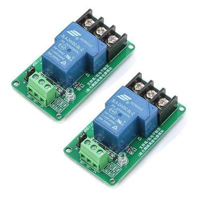 HiLetgo 2pcs 24V 30A One Channel Relay Module Optocoupler Isolation High and Low Trigger 24V