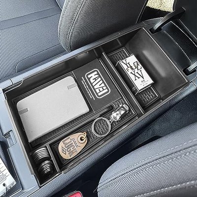 HGWEI Center Console Organizer Compatible with 2021 2022 2023 2024 2025 2026 Kia K5 DL3 GT Line Interior Accessories, ABS Insert Tray Armrest Storage Box, Red