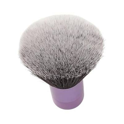 Luxurious and Large Ultra Soft Fluffy Powder Brush, Multipurpose Face, Body, Barber and Beauty Tool, with Wooden Base Soft Kabuki Brush (Violet)