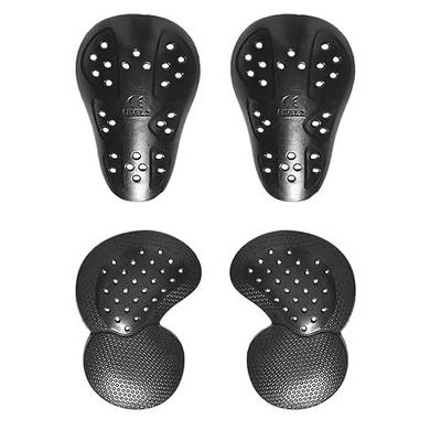 CTBQiTom CE Level 2 Knee & Hip Protector Pads for Motorcycle Pants & Jeans | Replacement Pads for Motorcycle Pants & Jeans, 4-Piece Set, Knee & Hip Protection, Removable & Washable