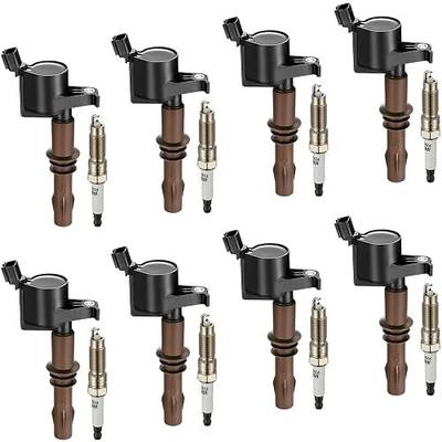 BDFHYK Ignition Coils DG521 and Iridium Spark Plug SP509 Compatible with Ford F150 08-10 F250 F350 Super Duty Expedition Mustang Lincoln Navigator Mercury Mountaineer Ford Oem Coil Pack Set of 8